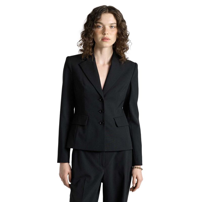 Cue European Stretch Suiting Hourglass Blazer image number 0